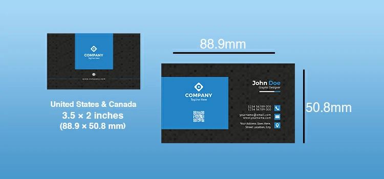 US Business Card Size: The Exact Dimensions and Everything That Affects Your Design